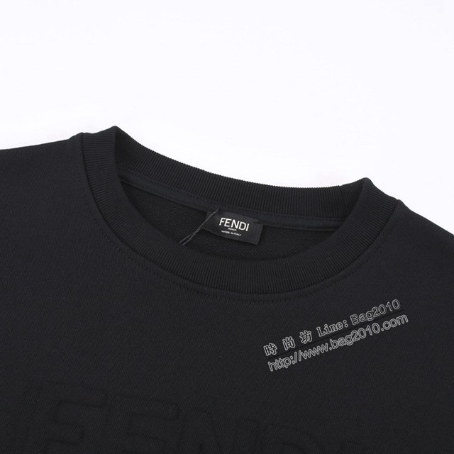 Fendi專門店芬迪2023FW新款立體壓花工藝衛衣 男女同款 tzy2946